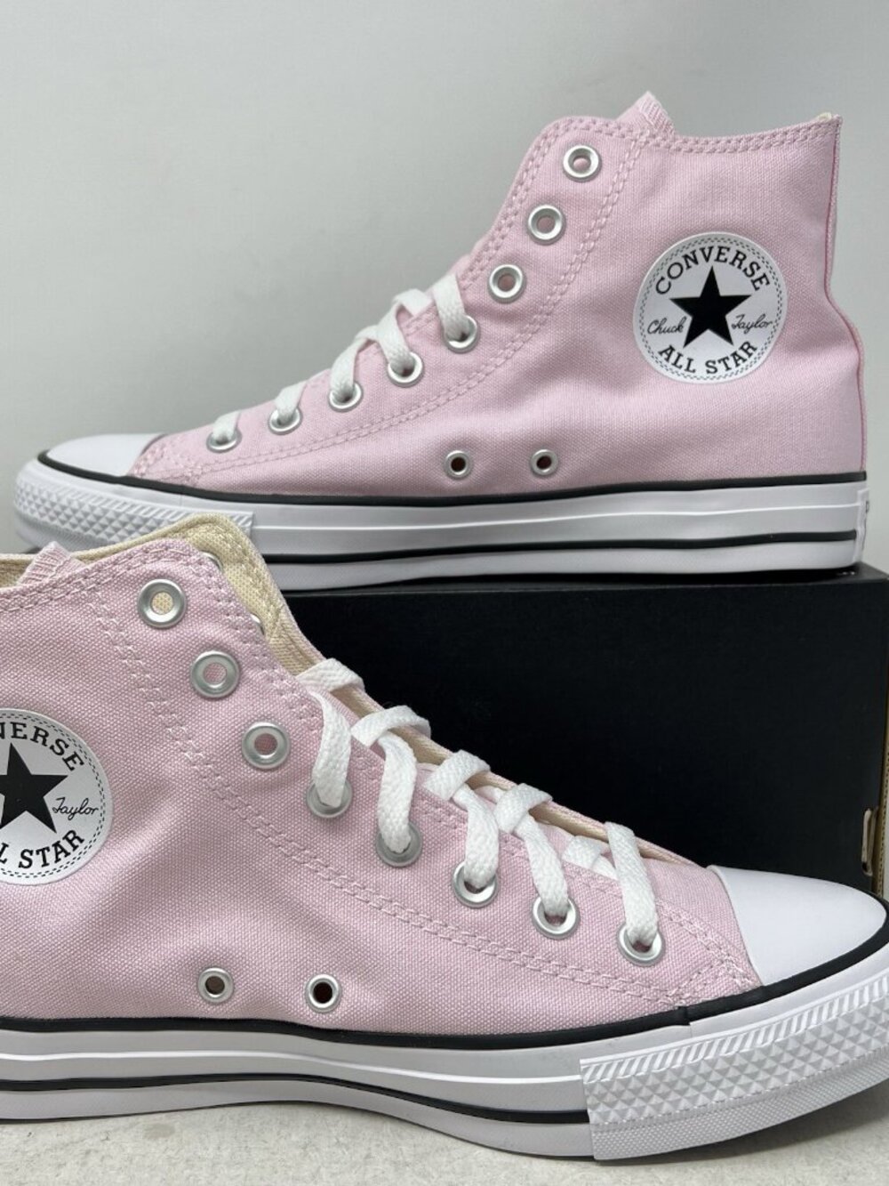 Converse Chuck Taylor All Star W 8.5 M 6.5 High Top Pink White Sneakers Classic